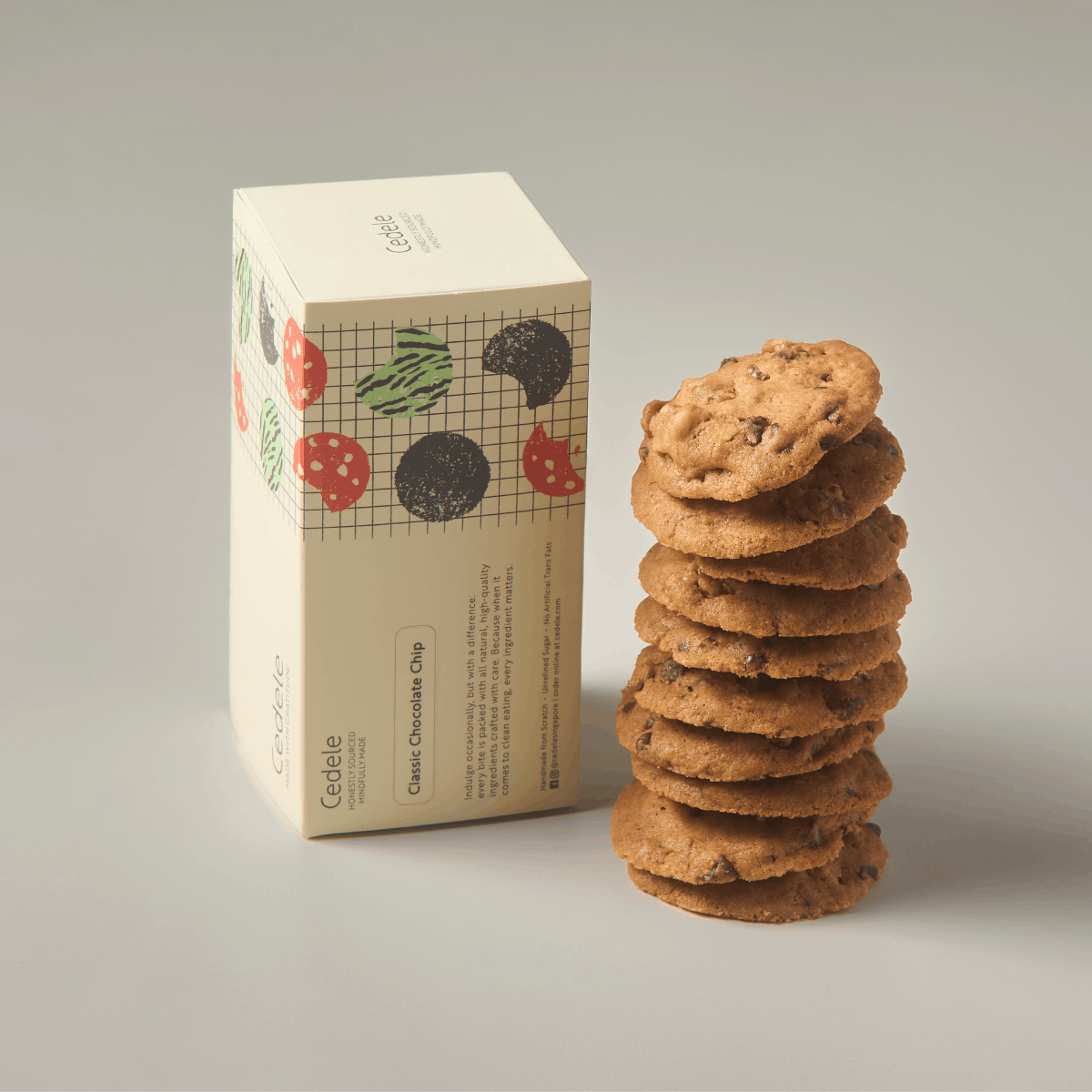 Classic Chocolate Chip Cookie Box — freshly baked, Cedele Singapore