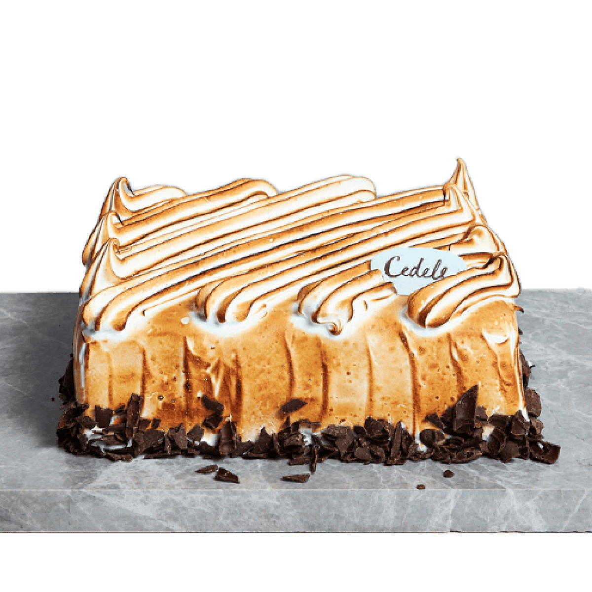 Caramel Sea Salt Tiramisu Cake with toffee drizzle — Cedele Singapore