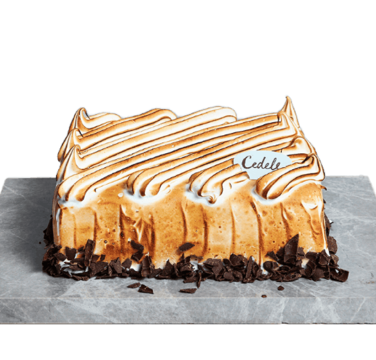 Caramel Sea Salt Tiramisu Cake with toffee drizzle — Cedele Singapore